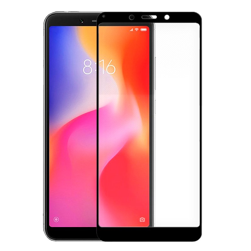 Película Vidro Temperado Xiaomi Redmi 6 / 6A (FULL 3D Black)