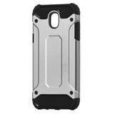 Capa Hybrid Armor Capa resistente e resistente para Samsung Galaxy J7 2017 J720 prata