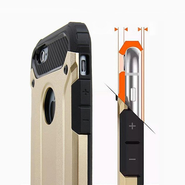 Capa Hybrid Armor Capa resistente e resistente para Samsung Galaxy J7 2017 J720 prata