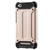 Capa de armadura híbrida resistente e resistente para Xiaomi Redmi 4A ouro