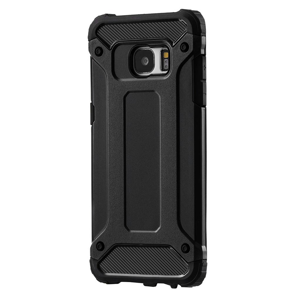 Capa Hybrid Armor Capa resistente e resistente para Samsung Galaxy S7 Edge G935 preta