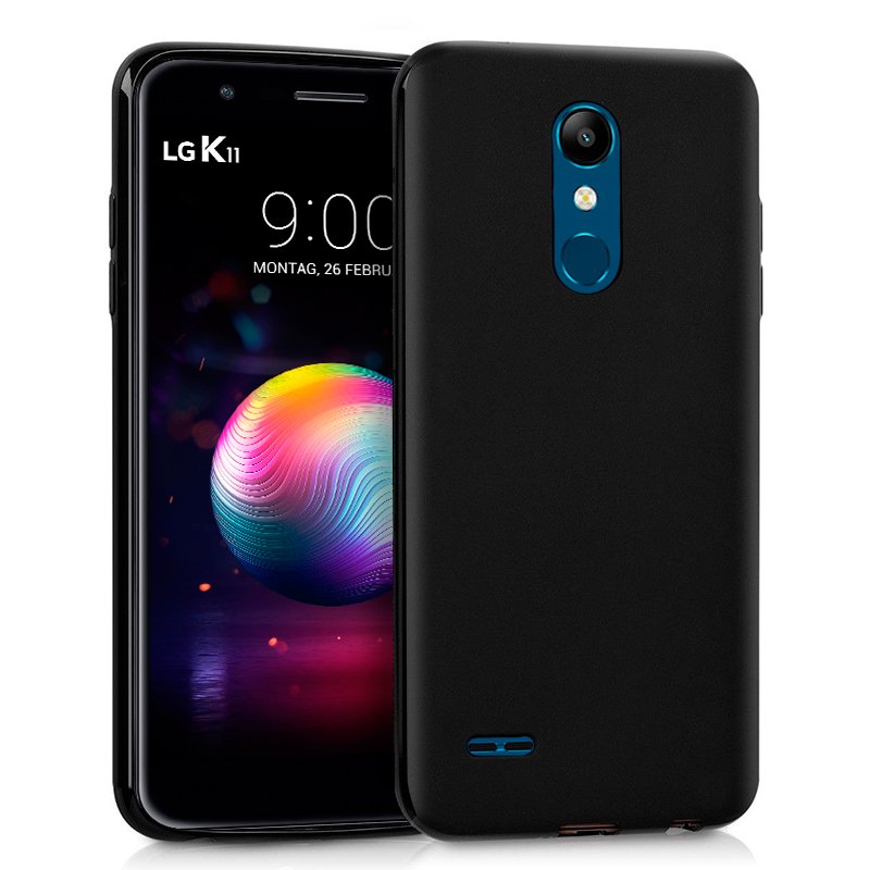 Capa Silicone para LG K11 (Preto)