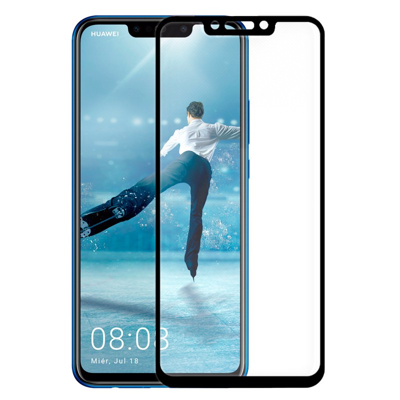 Película Vidro Temperado Huawei P Smart Plus (FULL 3D Black)