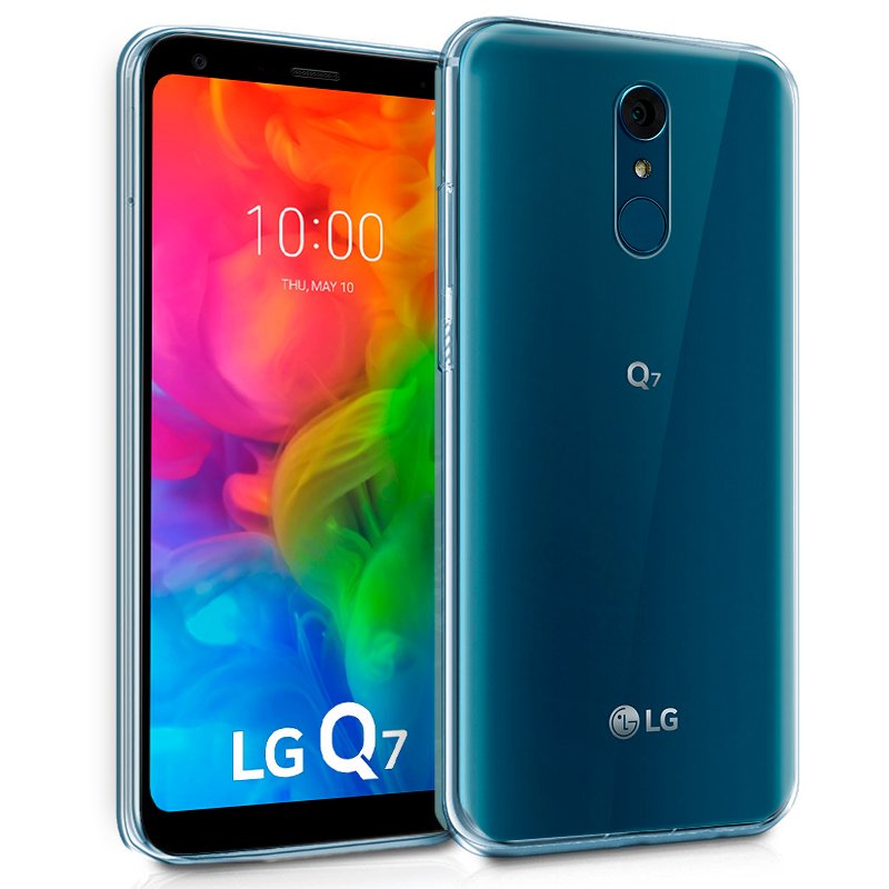 Capa Silicone para LG Q7 (transparente)