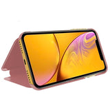 Capa Flip para iPhone XR Clear View Rosa