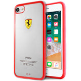 Capa IPhone 7/8 / SE (2020) Ferrari Transparente Vermelho