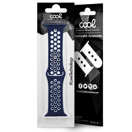 Bracelete Silicone para Apple Watch Series 38/40 Mm - Azul