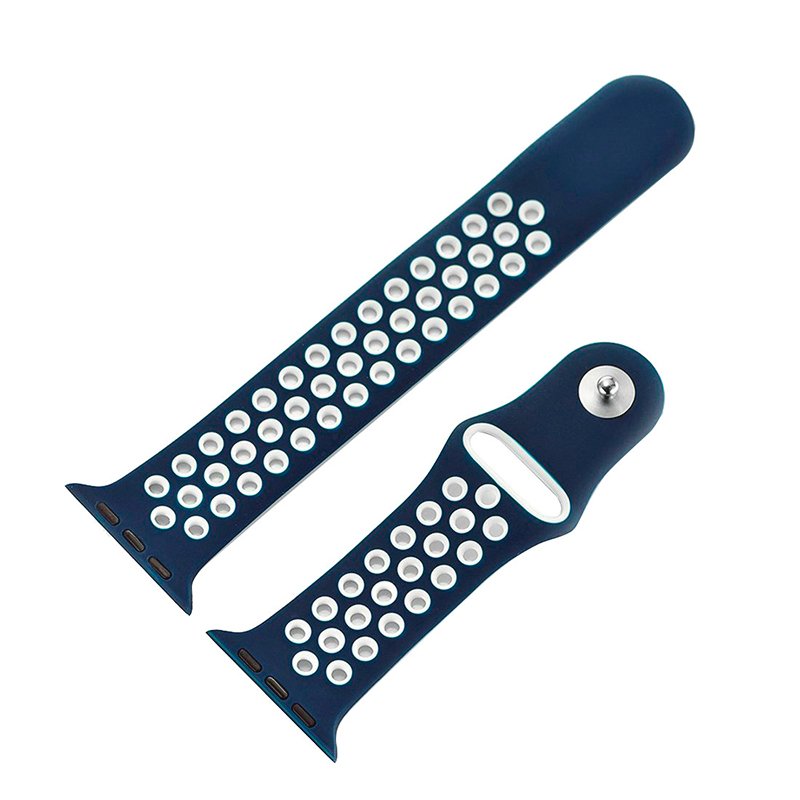 Bracelete Silicone para Apple Watch Series 38/40 Mm - Azul