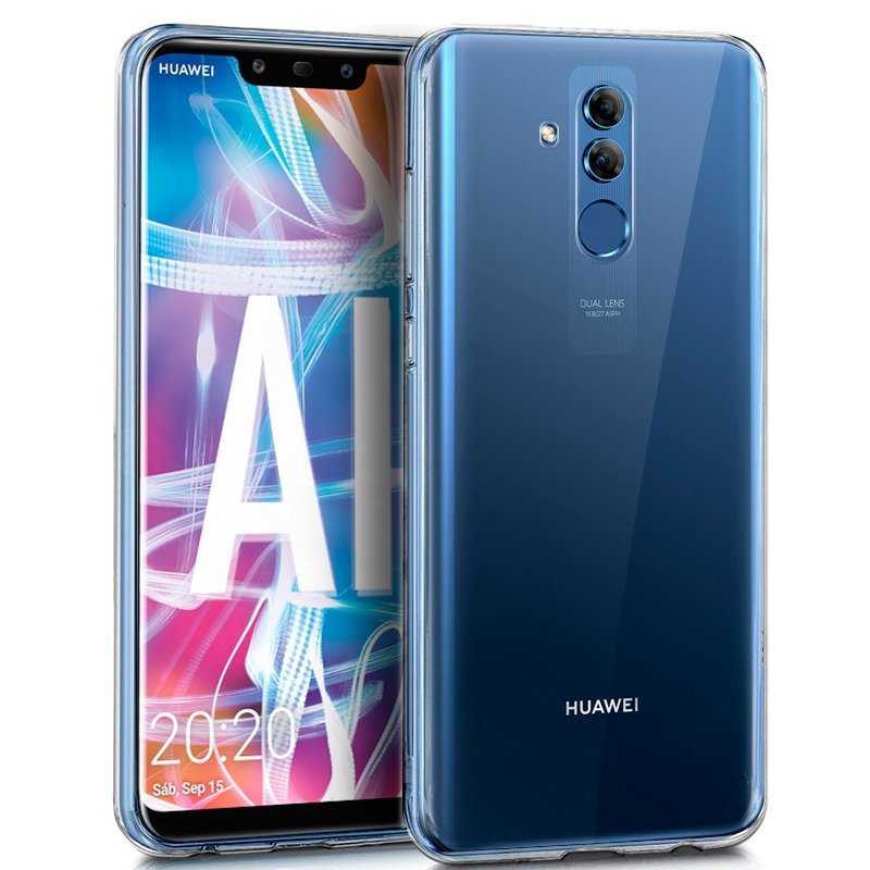 Capa silicone para Huawei Mate 20 Lite (transparente)