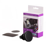 Suporte magnético para carro universal com ventilação de ar preto