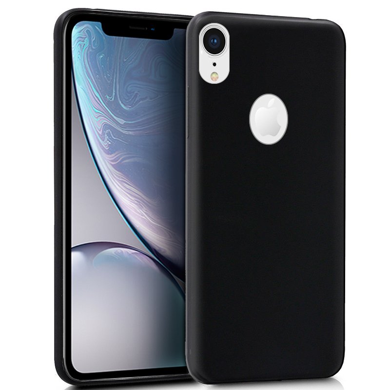 Capa silicone para iPhone XR (Preto)