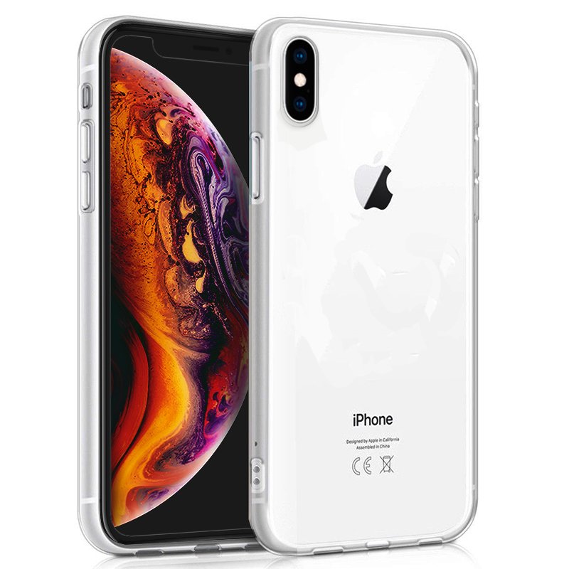 Capa silicone para iPhone XS Max (transparente)