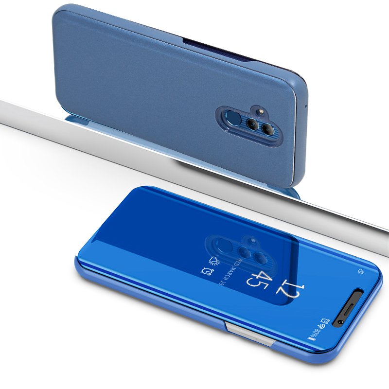 Capa Flip Huawei Mate 20 Lite Clear View Blue