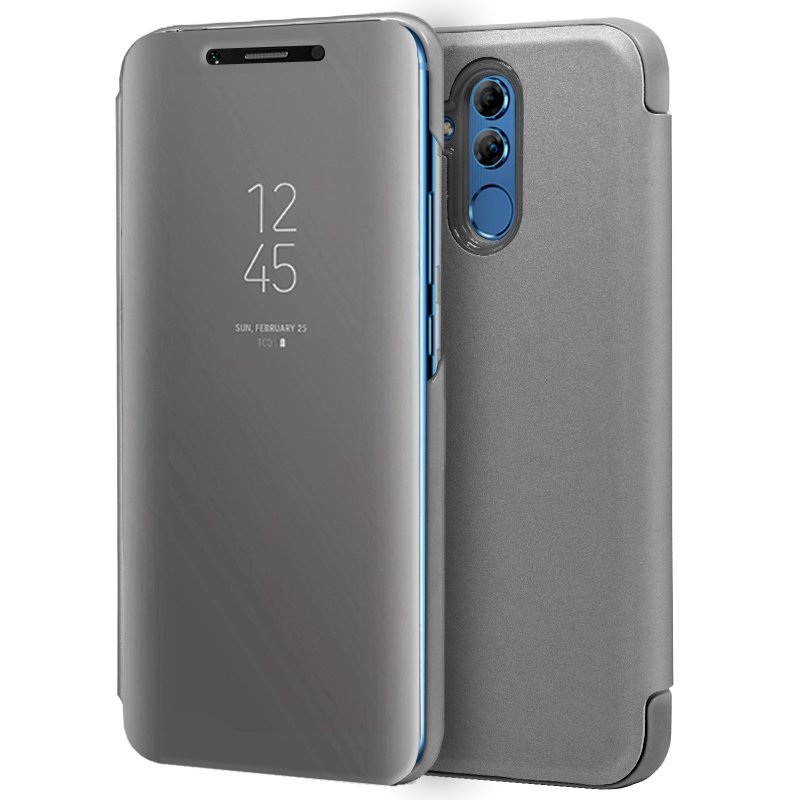Capa Flip Huawei Mate 20 Lite Clear View Silver