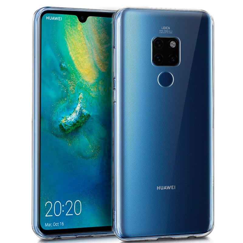 Capa silicone para Huawei Mate 20 (transparente)