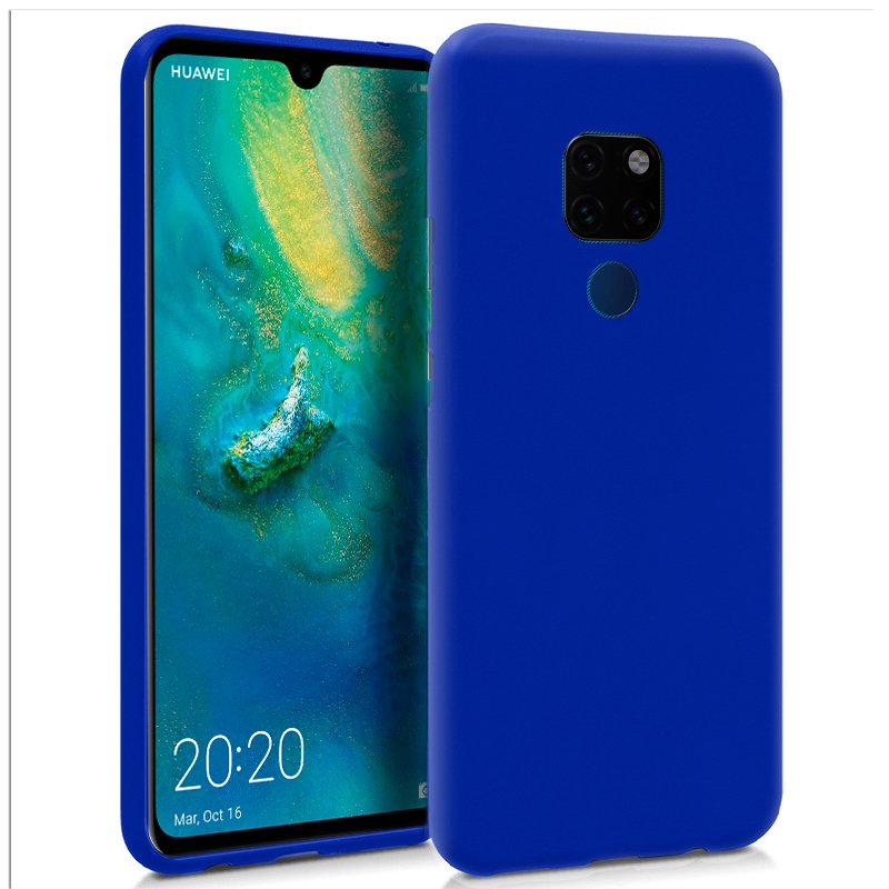 Capa silicone para Huawei Mate 20 (azul)