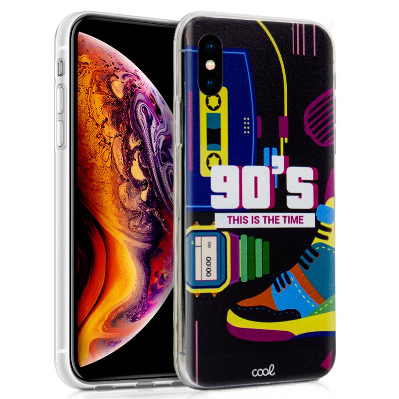 Capa iPhone XS Max Retro Multicor