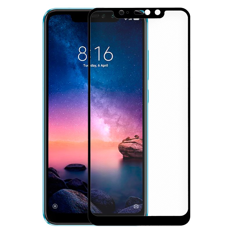 Película Vidro Temperado Xiaomi Redmi Note 6 Pro (FULL 3D Black)