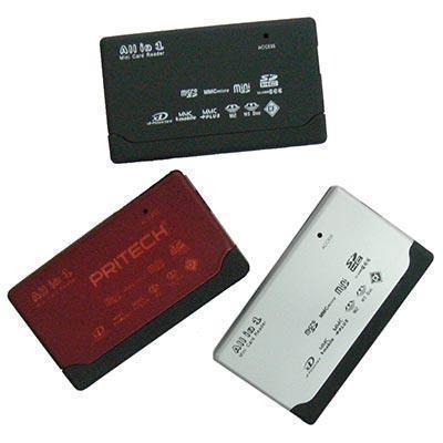 Leitor / Gravador USB 2.0 64 em 1 Sdhc Mini Pritech - Envio Aleatório