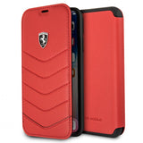 Capa Flip Cover iPhone XS Max Ferrari Vermelho