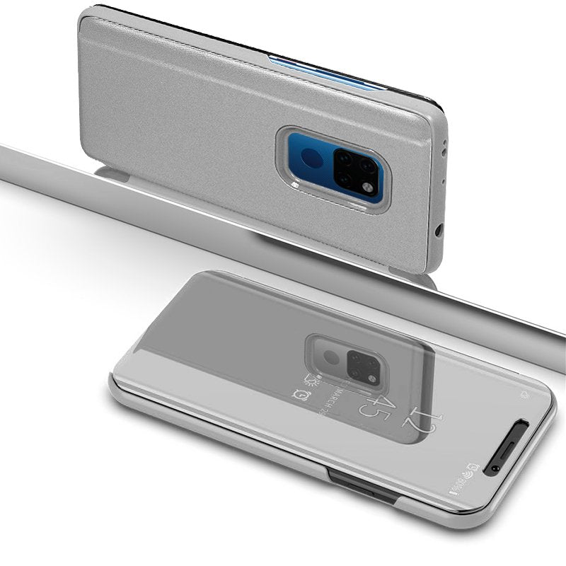 Capa Flip Huawei Mate 20 Clear View Silver