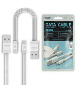 Conjunto de cabos micro USB Remax Tengy 2x USB 1M  -  16CM branco