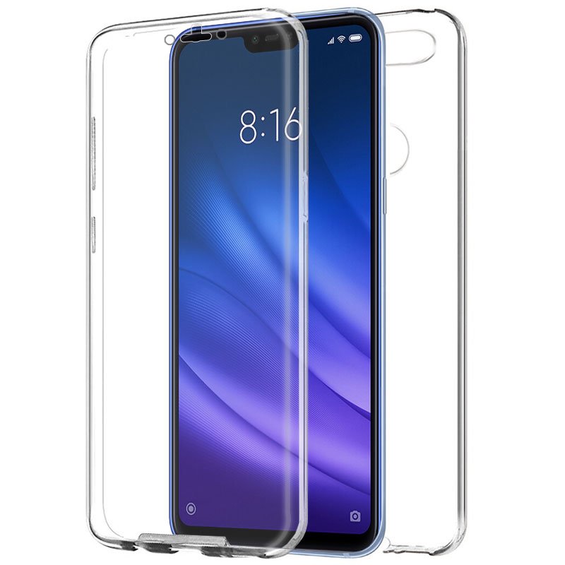 Capa silicone 3D Xiaomi Mi 8 Lite (frente e verso transparentes)