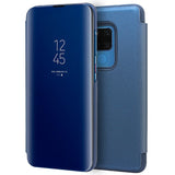 Capa Flip Huawei Mate 20 X Clear View Blue