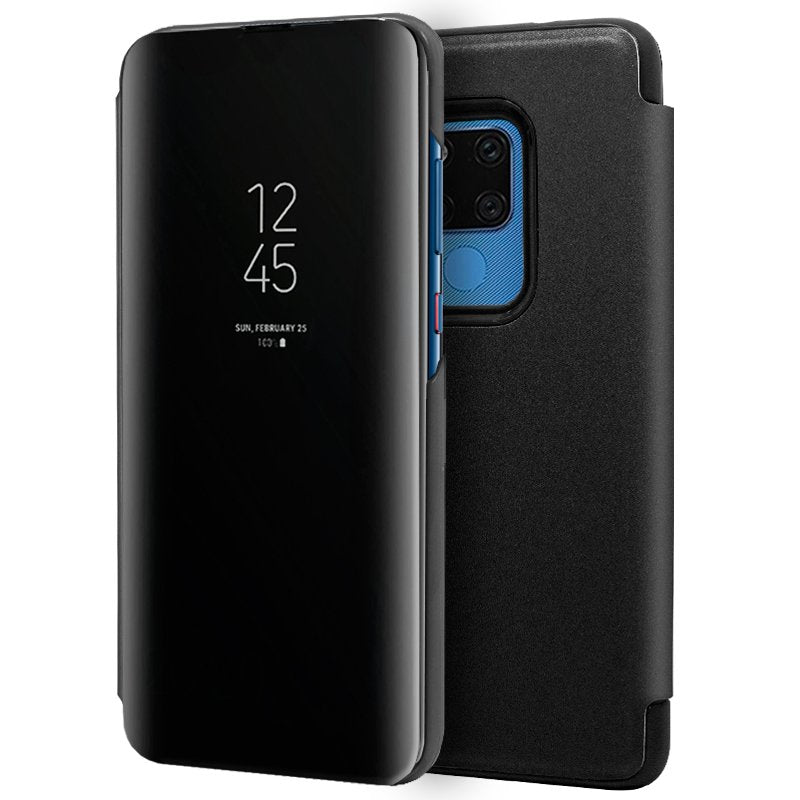 Capa Flip Huawei Mate 20 X Clear View Preto
