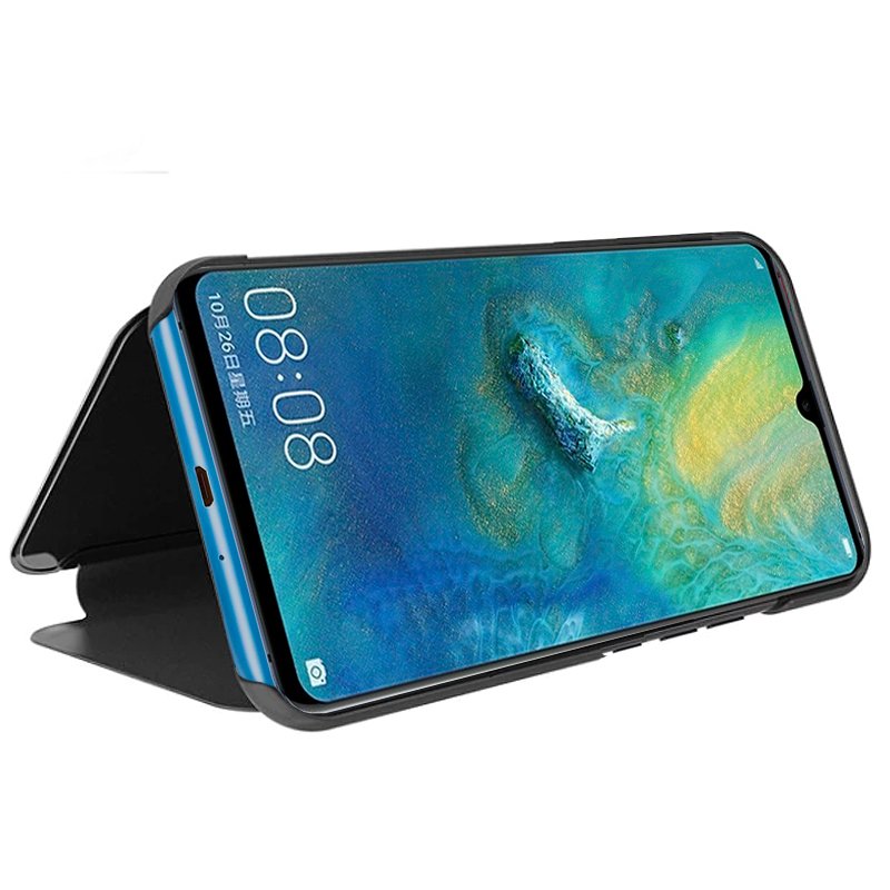 Capa Flip Huawei Mate 20 X Clear View Preto