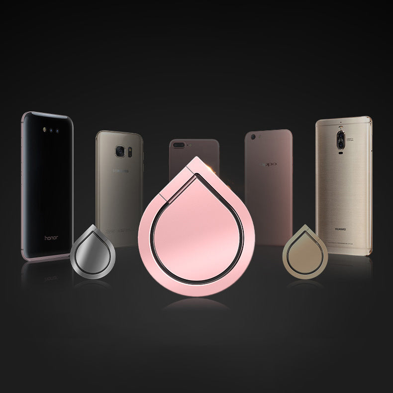 Porta-anel de gota d'água preto