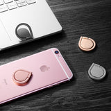 Porta-anel de gota d'água rosa