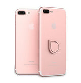 Porta-anel de gota d'água rosa