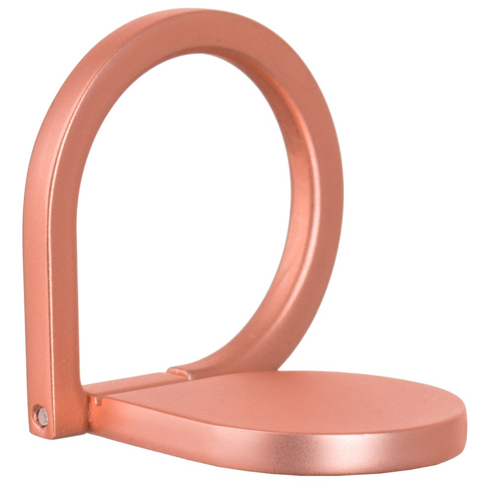 Porta-anel de gota d'água rosa