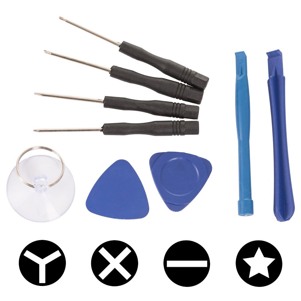 Kit de ferramentas de reparo de conjunto de chave de fenda para iPhone 7 Plus  -  7 - 9 peças 06Y