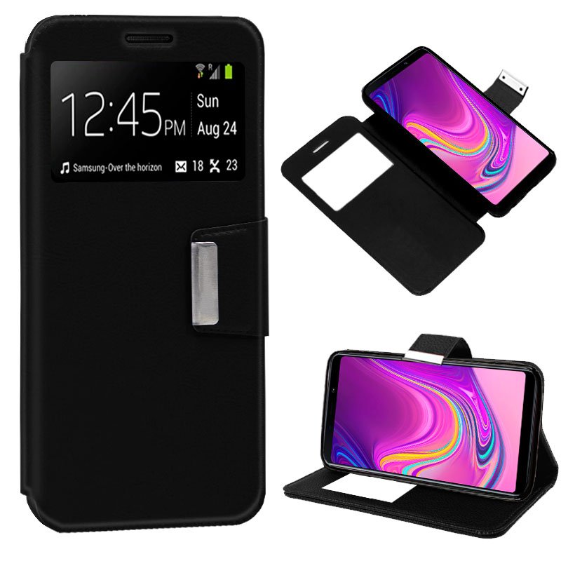 Capa Flip Samsung A920 Galaxy A9 (2018) Plain Black