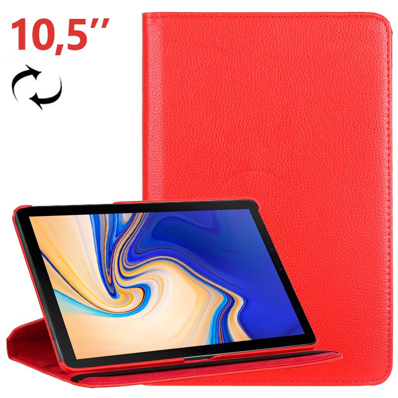 Capa Samsung Galaxy Tab S4 T830 / T835 Vermelho Couro 10,5 "