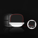 Baseus Cross Peas autoadesivo Cable Organizer Cable Clipe preto (ACTDJ-01)