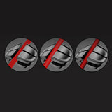 Baseus Cross Peas autoadesivo Cable Organizer Cable Clipe preto (ACTDJ-01)