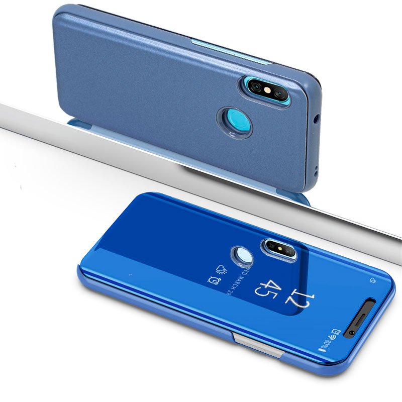 Capa Flip Xiaomi Redmi Note 6 Pro Clear View Blue