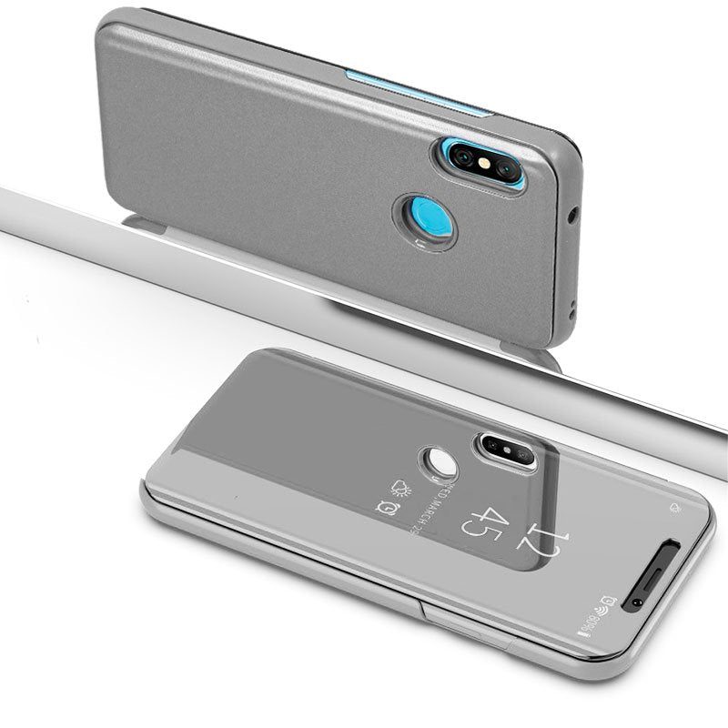 Capa Flip Xiaomi Redmi Note 6 Pro Clear View Silver