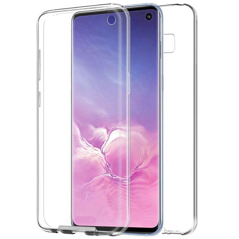 Capa silicone 3D para Samsung G973 Galaxy S10 (frente e verso transparentes)