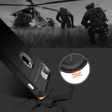 Capa carbono Capa flexível TPU para iPhone 8 - 7 preto