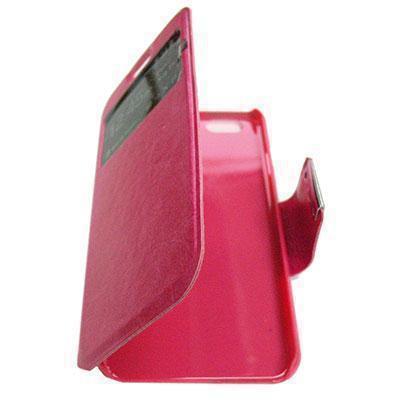 Capa de Pele iPhone 6 Livro com Janela S-View Cor Rosa
