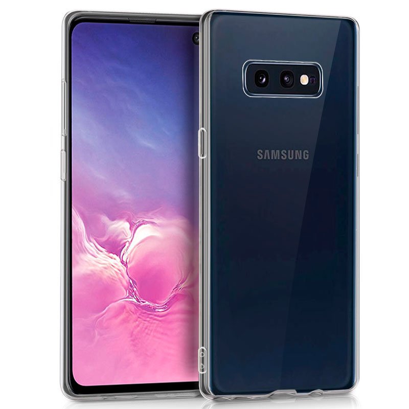 Capa silicone para Samsung G970 Galaxy S10e (transparente)