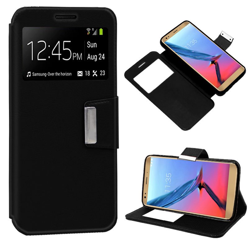 Capa Flip ZTE Blade V9 Smooth Black