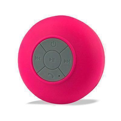 Altifalantes Bluetooth 3.0 com Mãos Livres Resistente a Agua 3W Rosa