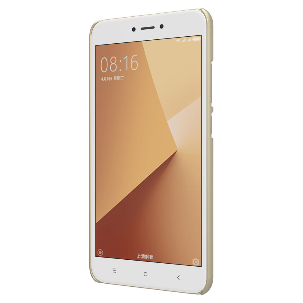 Capa Nillkin Super Frosted Shield com protetor de tela para Xiaomi Redmi Note 5A dourado