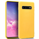 Capa Silicone Samsung G973 Galaxy S10 (Amarelo)