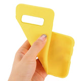 Capa Silicone Samsung G973 Galaxy S10 (Amarelo)